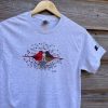 Cardinal Courtship T-shirt Adult - Image 2