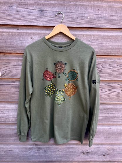 Turtle Circle T-shirt Long Sleeve