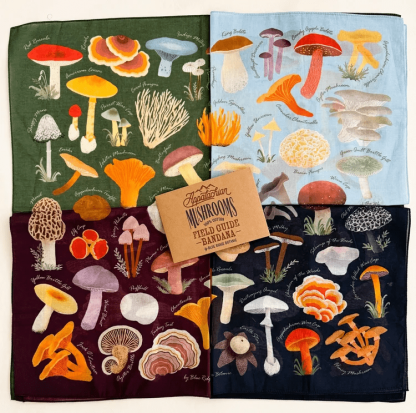 BRB Field Guide Bandana Mushrooms