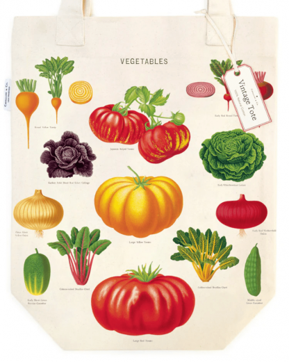 Cavallini Tote: Vegetable Garden