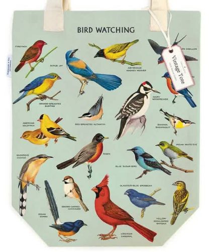 Cavallini Tote: Bird Watching